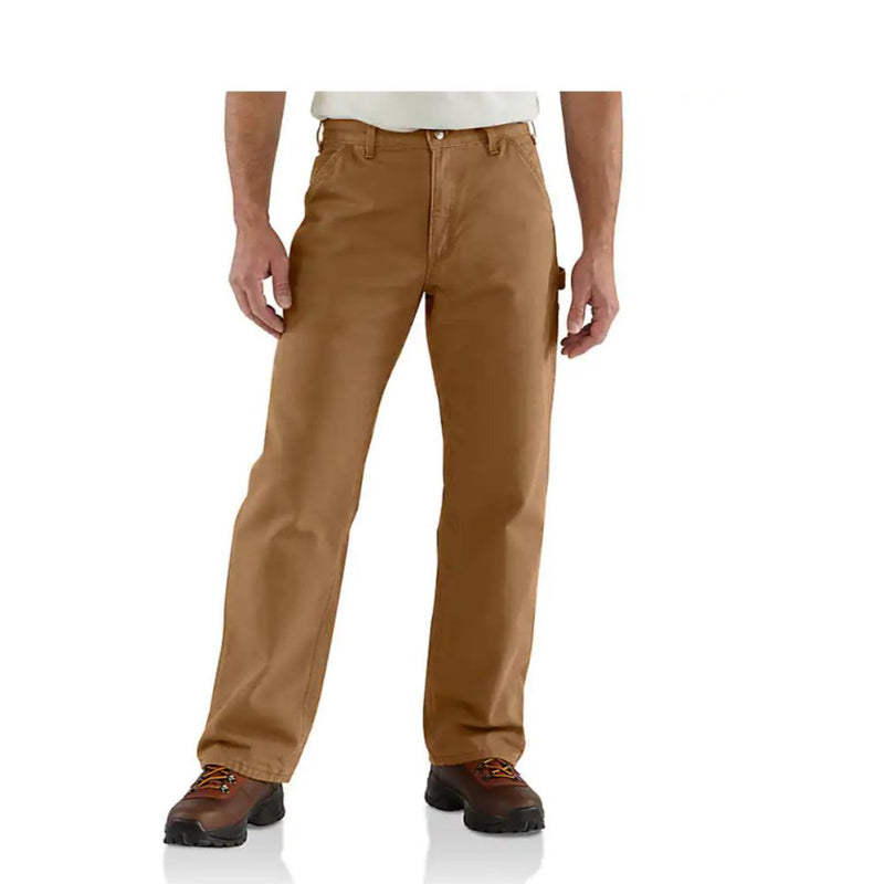 Carhartt - Men's Loose Fit Washed Duck Flannel-Lined Utility Work Pant