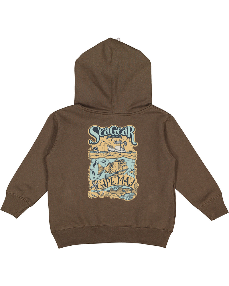 Sea Gear - Kids Grumpy Fish Hooded Sweatshirt