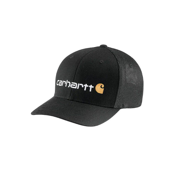Carhartt - Rugged Flex Fitted Canvas Mesh-Back Logo Graphic Cap