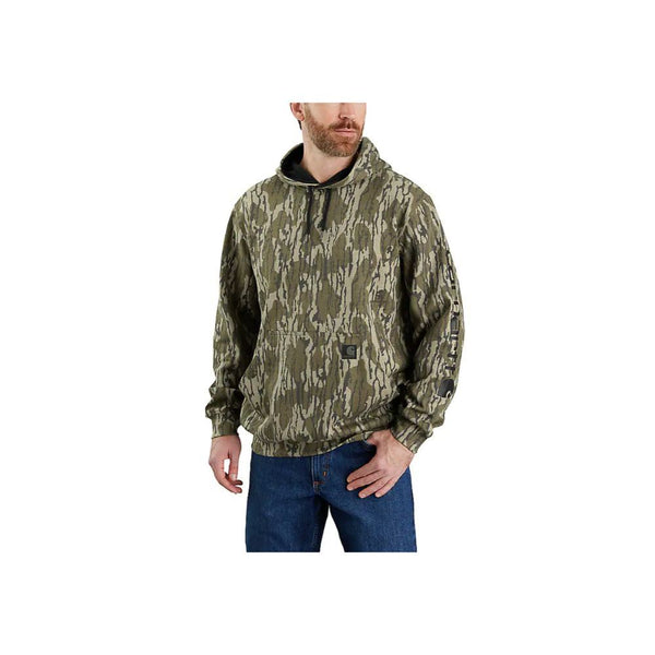 Carhartt - Men's Loose Fit Midweight Camo Sleeve Graphic Sweatshirt