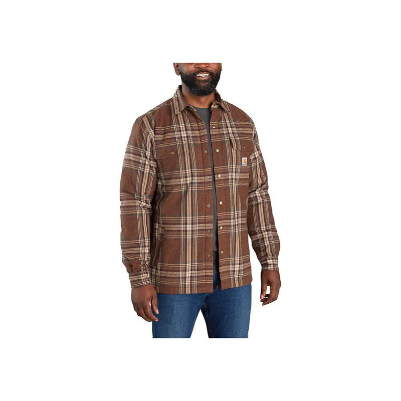 Carhartt - Men's Relaxed Fit Flannel Sherpa-Lined Shirt Jac