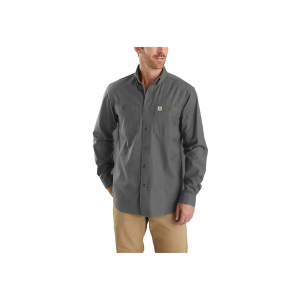 Carhartt - Men's Rugged Flex Relaxed Fit Midweight Canvas Long Sleeve Shirt