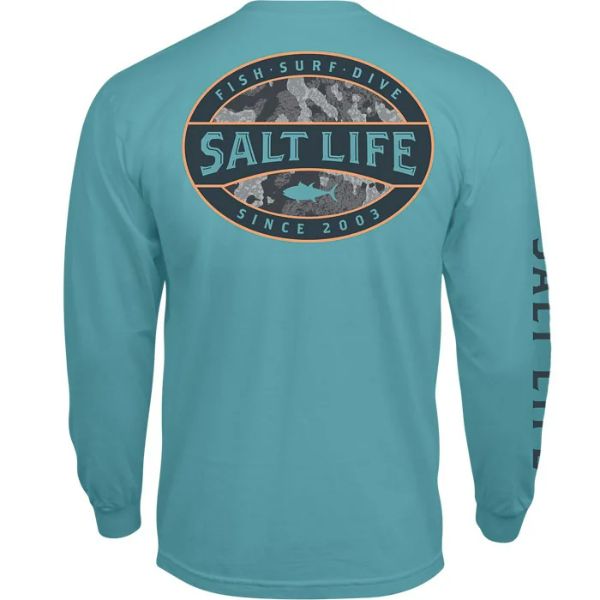 Salt Life - Atlas Badge Long Sleeve Tee