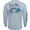 Salt Life - Blue Brew Crab Longsleeve T-Shirt