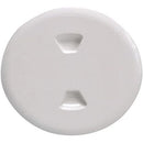 Beckson - 5" White Twist Out Deck Plate 5"