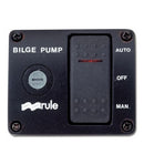 Rule - 3 Way Panal Lighted Rocker Bildge Pump Switch