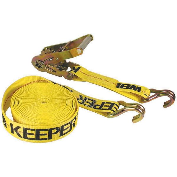 Keeper - 2"x27' Ratchet Tie Down W/ J Hooks