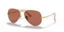 Ray Ban Evolution Aviator Metal II RB3689 Gold Purple 