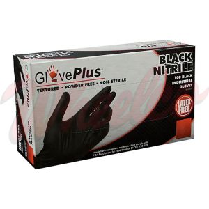 Ammex - Nitrile Black Disposible Gloves - 100 Pack