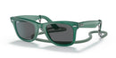 Ray Ban Legacy Wayfarer RB2140 Green Dark Grey