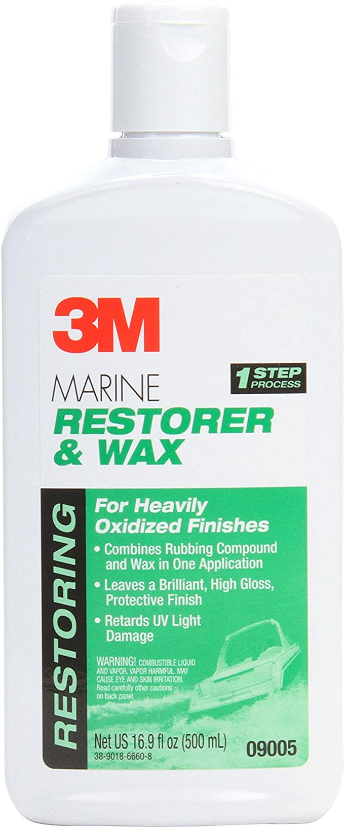 3M - Marine Restorer and Wax - 16 oz