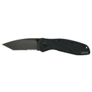 Kershaw - Blur Tanto Black Serrated Pocket Knife; 3.4 inch Cerakote Finish Blade