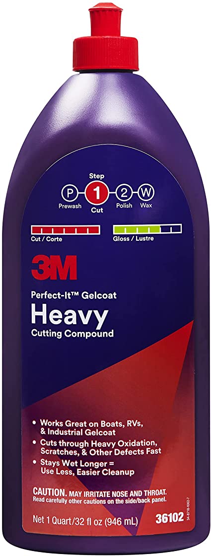 3M - Perfect-It Gelcoat Heavy Cutting Compound - 32 oz