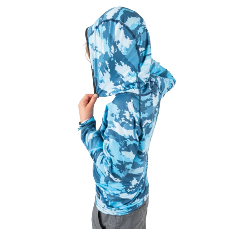 BLACKSTRAP - Kid's Brackish Top Hooded Sun Shirt Upf 50+