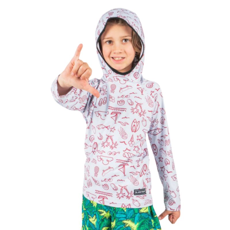 BLACKSTRAP - Kid's Brackish Top Hooded Sun Shirt Upf 50+