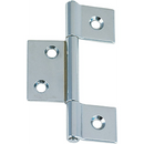 Perko - Chrome Plated Non Mortised Hinge - 7/8" x 3-3/8'