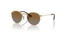 Ray Ban Kids Originals Round RJ9547S Gold Brown 