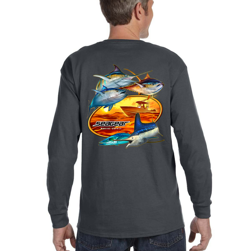 Sea Gear Outfitters - 5 Fish Long Sleeve Sun Shirt