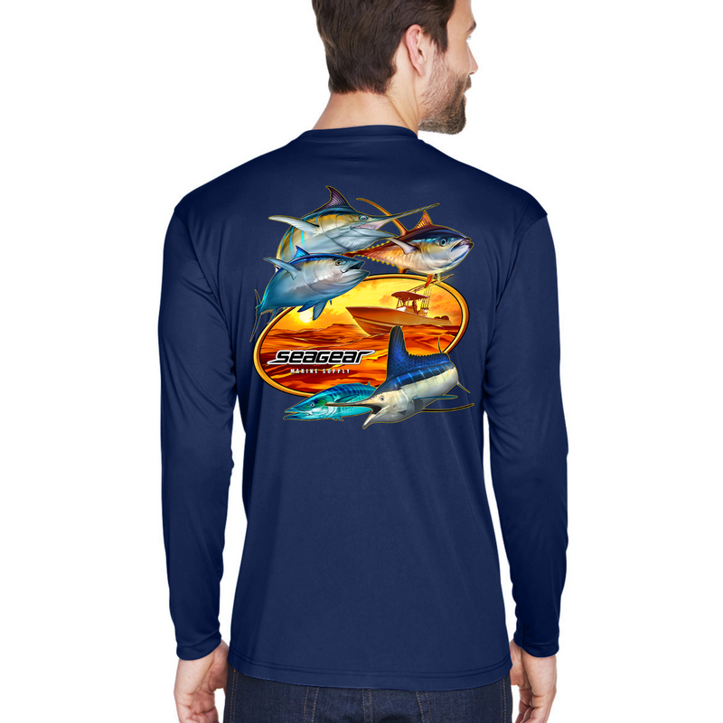 Sea Gear Outfitters - 5 Fish Long Sleeve Sun Shirt