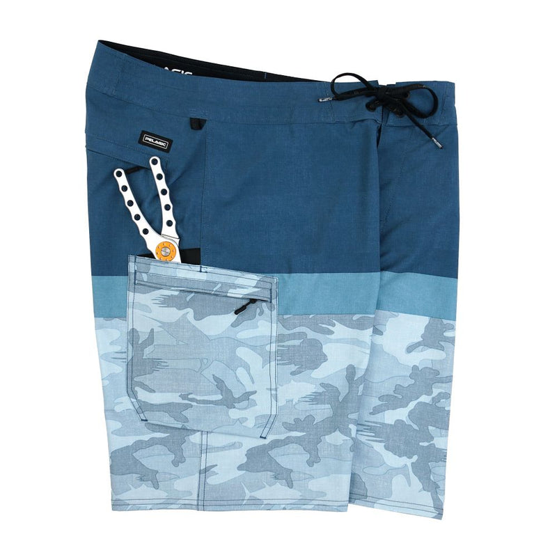 Pelagic- Blue Water Camo Fishing Shorts