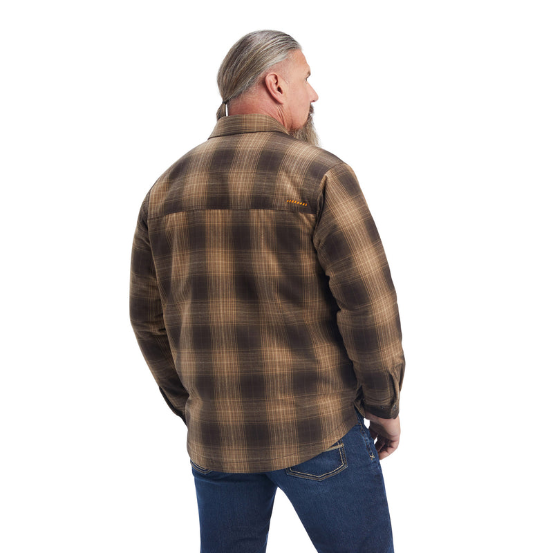 Ariat - Men's Rebar DuraStretch Flannel Insulated Shirt Jacket