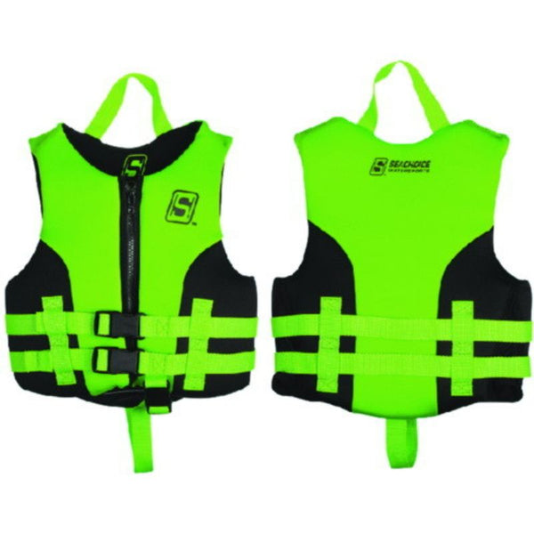 Seachoice - Evoprene Multi-Sport Vest, Green/Black, Child