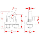 Suncor Stainless - Wire Rope Clip Stainless Steel