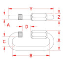 Suncor Stainless - Long Quick Link