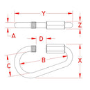 Suncor Stainless - Pear Quick Link