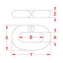 Suncor Stainless - "C" Connect Link