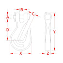 Suncor Stainless - Clevis Grab Hook