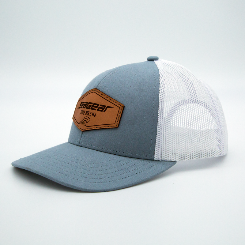 Sea Gear Leather Patch Hat