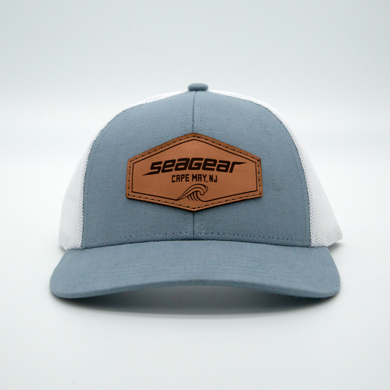 Sea Gear Leather Patch Hat