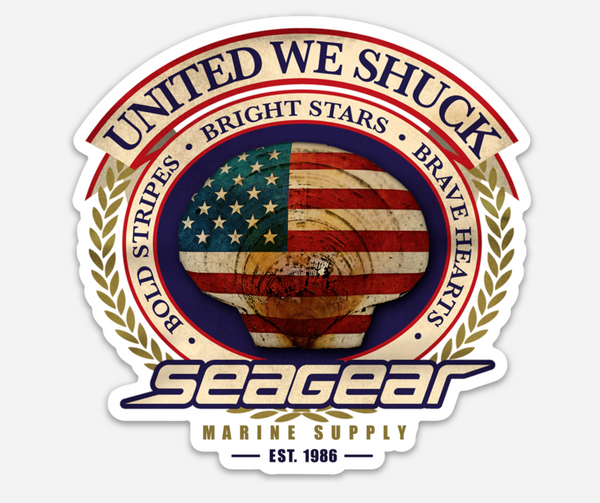 Sea Gear - United We Shuck Sticker