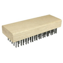 Weiler - Butcher Block Brush, Flat Wire Fill, 1-1/4" Trim Length