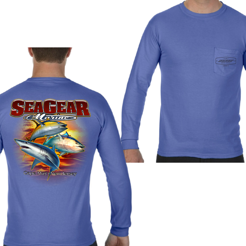 Sea Gear - 3 Fish Long Sleeve