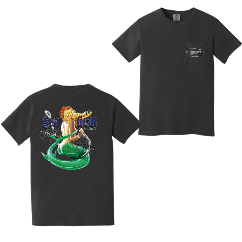 Sea Gear - Catch of the Day Heavy Weight Tee - Dark Colors