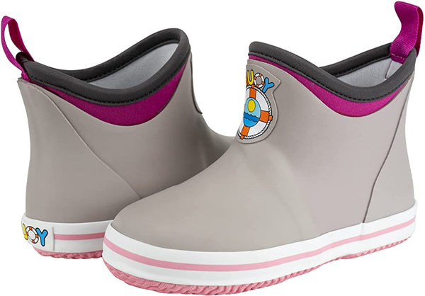 Kid's Pink/Grey Buoy Boots