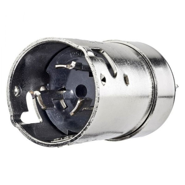 HUBBELL - 50 A 125/250 V Locking Galvanized Male Plug