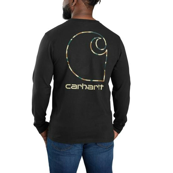 Carhartt - Relaxed Fit Heavyweight Long-Sleeve Pocket Camo C Graphic T