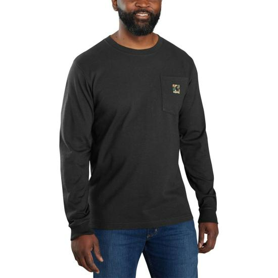 Carhartt - Relaxed Fit Heavyweight Long-Sleeve Pocket Camo C Graphic T