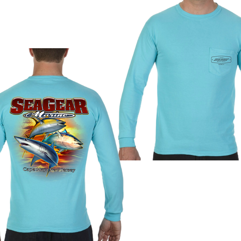 Sea Gear - 3 Fish Long Sleeve