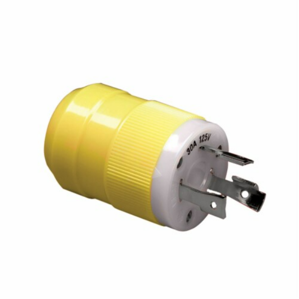 Marinco - Male Plug, 30A 125V 30 AMP Yellow