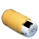 Marinco - Female Connector, 50A 125/250V, Yellow