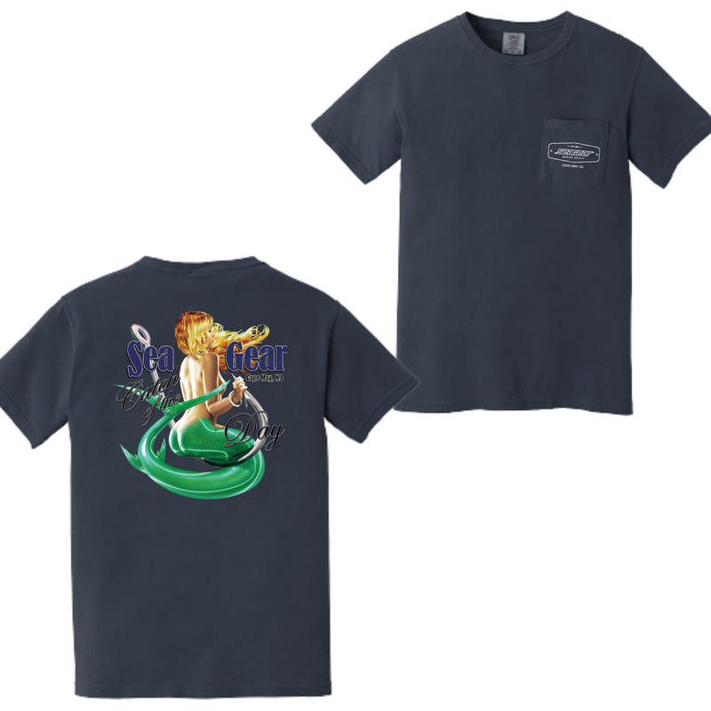 Sea Gear - Catch of the Day Heavy Weight Tee - Dark Colors