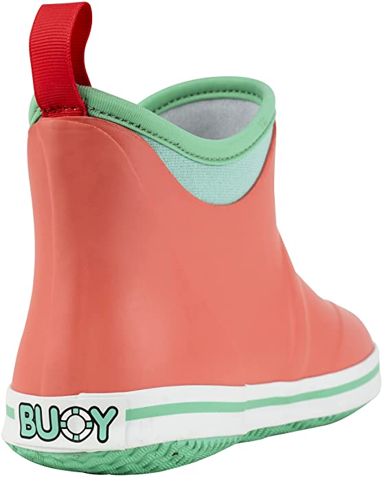 Kid's Coral/Seafoam Buoy Boots