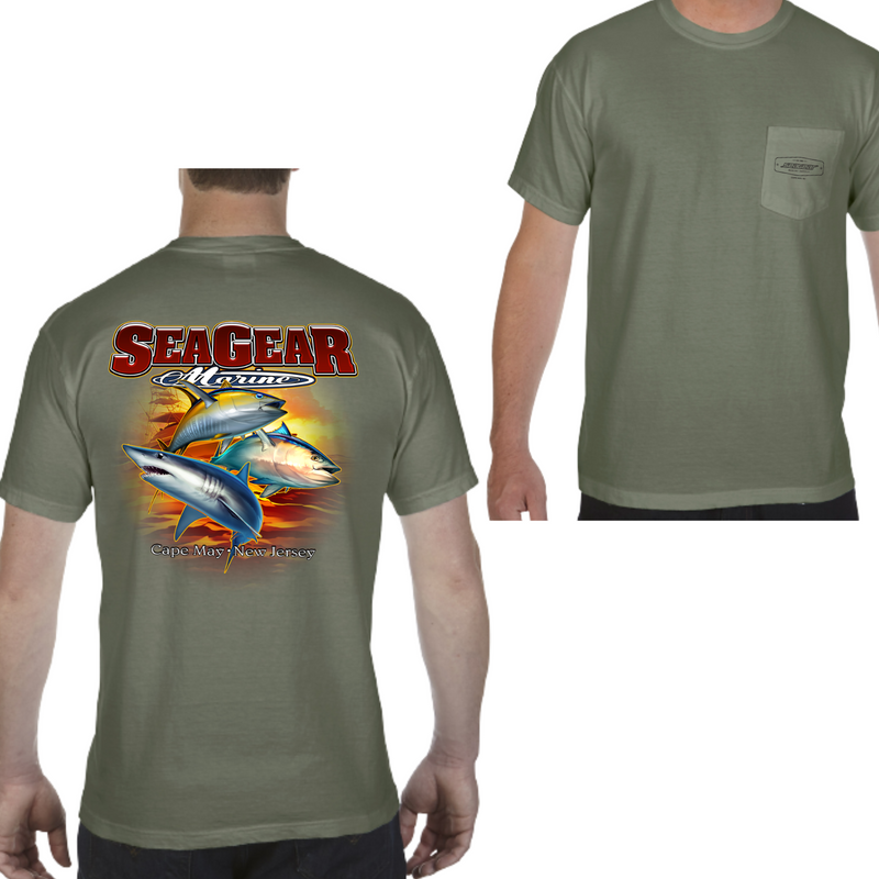 Sea Gear - 3 Fish Short Sleeve