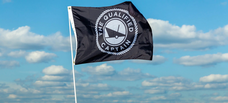 The Qualified Captain - Nautical Flag