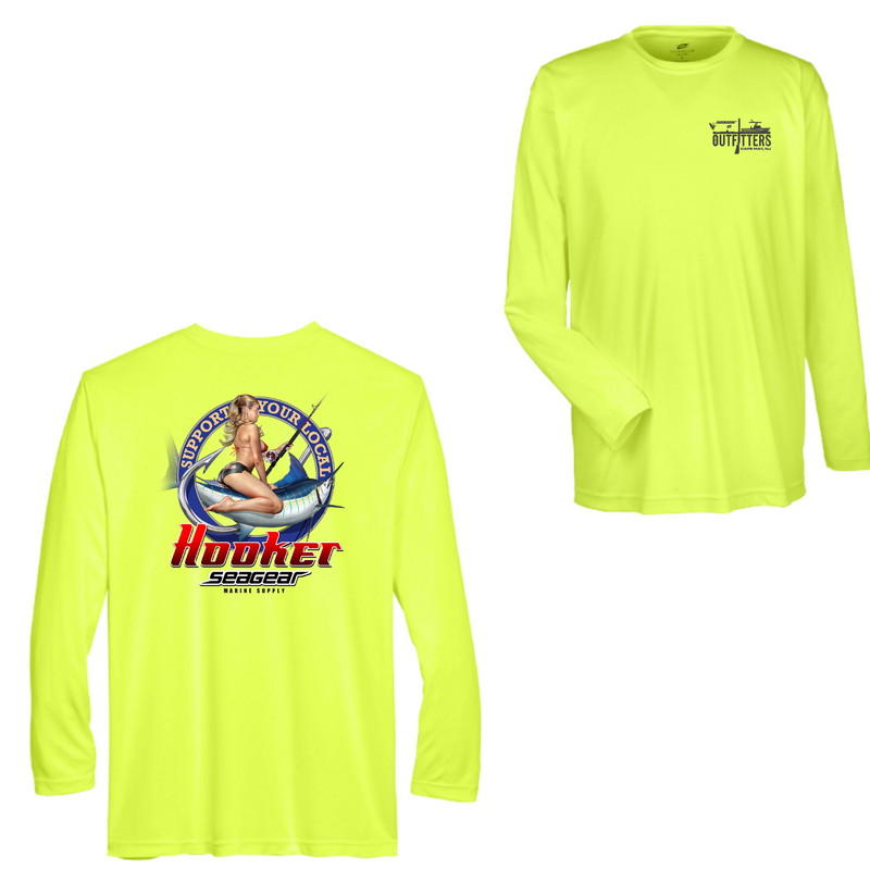 Sea Gear Outfitters - Local Hooker Long Sleeve Sun Shirt 2X-Large / Yellow / Long Sleeve