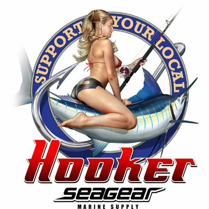 Sea Gear - Hooker Sticker